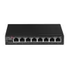 Edimax GS-5008E tinklo jungiklis valdomas Gigabit Ethernet (10/100/1000) Juodas