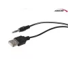 Garsiakalbis 2 krypčių PC Audiocore AC870 B — 3 W RMS, laidinis USB maitinimas, 3.5 mm įvestis, 2.0 kanalai