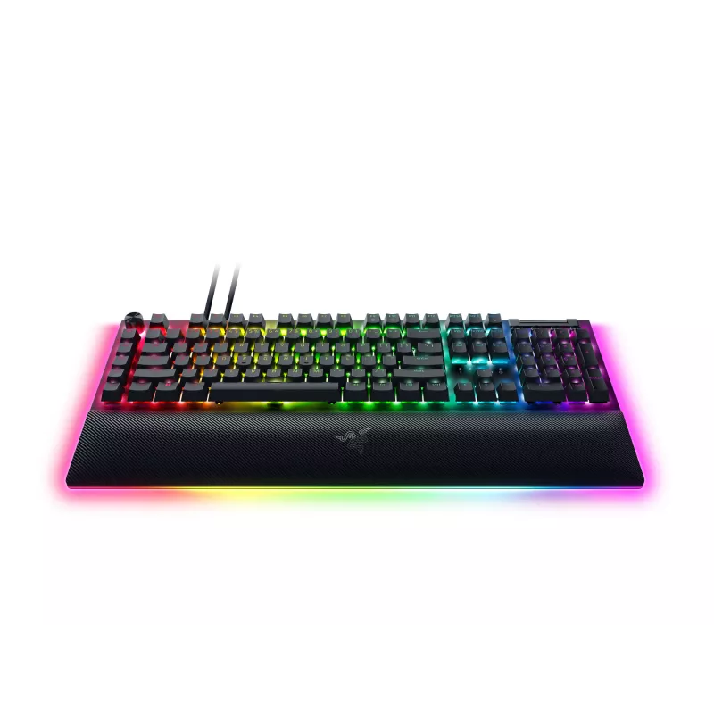 RAZER BlackWidow V4 Pro klaviatūra su žaliais jungikliais - JAV išdėstymas