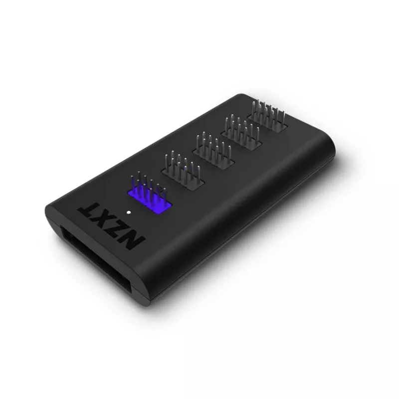 NZXT Internal USB 2.0 išplėtimo šakotuvas 3 kartos - juodas