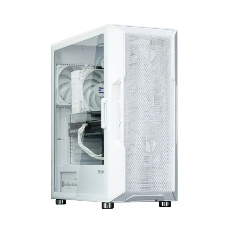 Korpusas Zalman I3 NEO ARGB WHITE Midi Tower