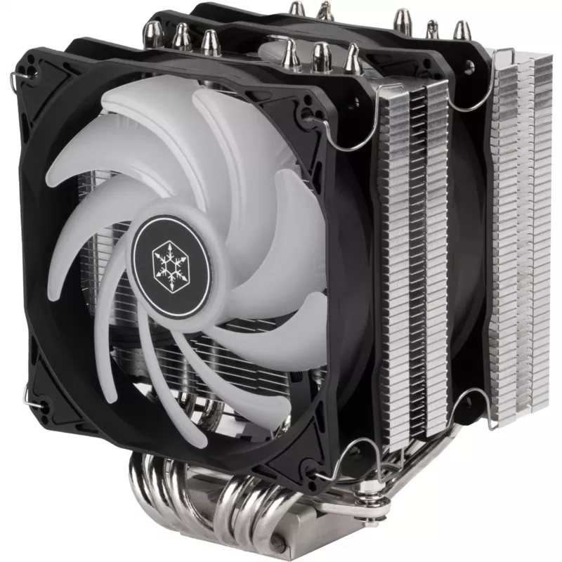 SilverStone Hydrogon D120 ARGB - procesoriaus oro aušintuvas (LGA1156, LGA1155, LGA2011, LGA1150, LGA1151, AM4, LGA2066, LGA1200, LGA1152, LGA1700)