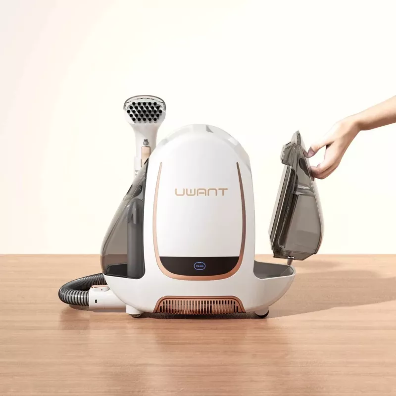 UWANT B100-S | Skalbiamasis dulkių siurblys | kilimams, sofoms, baldams, automobiliui, 450W, 12000 Pa, 1800ml bakas