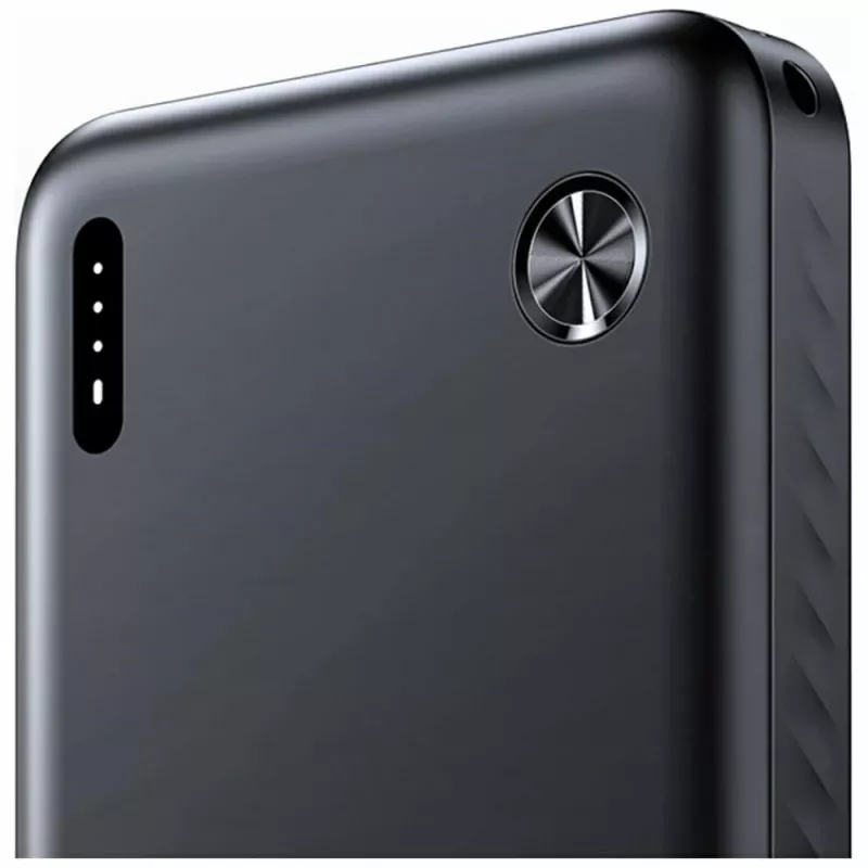 Power bank usams PB83 10000mAh PD 2×USB-A USB-C baltas