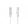 Tinklo kabelis LANBERG PCU6-10CC-0300-S Cat6 U/UTP RJ-45, 3 m, pilkas