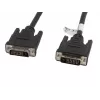 DVI laidas Lanberg CA-DVID-10CC-0018-BK 1,8 m Juodas