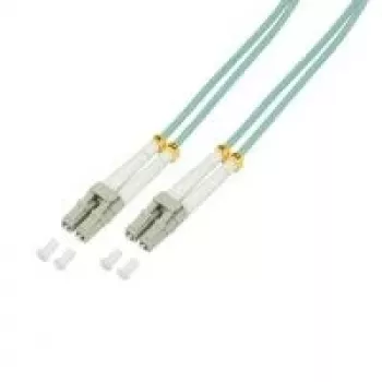 Logilink šviesolaidinis jungiamasis laidas LC Multi-Mode (M) - LC Multi-Mode (M) 5 m, 50/125 µm, OM3, halogenų neturintis, akvamarinas (FP3LC05)