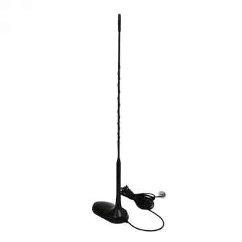 Antena PNI Extra 45 CB, 26–30 MHz, 150 W PEP, 50 Ω, PL259, 4 m kabelis, 500 mm aukštis, juoda
