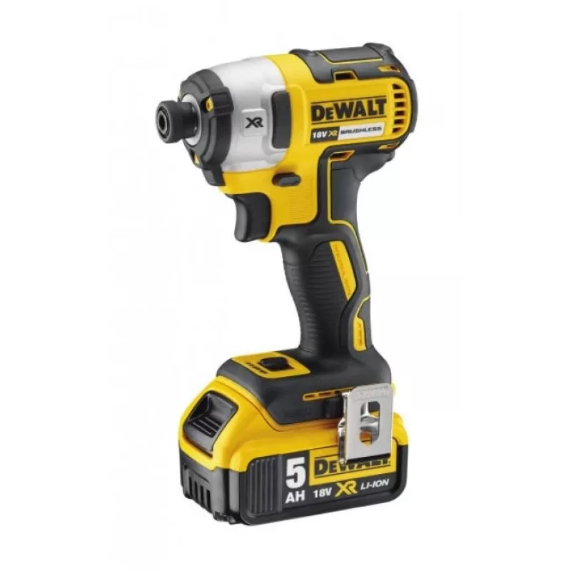 „Dewalt“ 18 V sistemos baterijų rinkinys su gręžtuvu DCD796 ir suktuvu DCF887, 2 vnt.