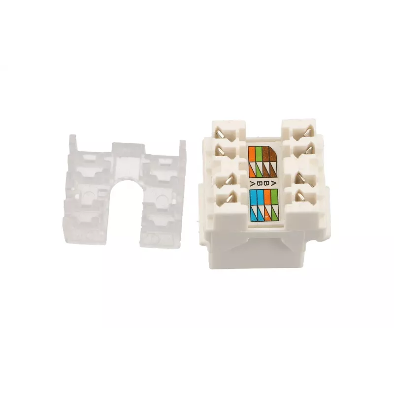 Extralink EX.9540 laidų jungtis RJ45 balta plastikinė