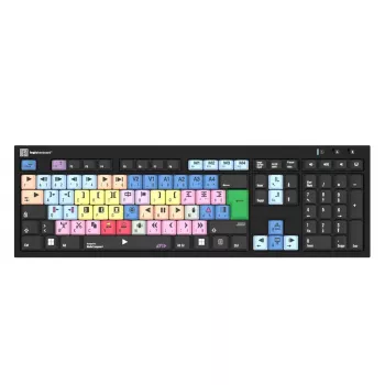 Logickeyboard Avid Media Composer+ LogicLight klaviatūra PC/Juoda