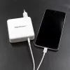 QOLTEC 51709, 96W USB-C PD įkroviklis, išėjimo diapazonas 5V–20V