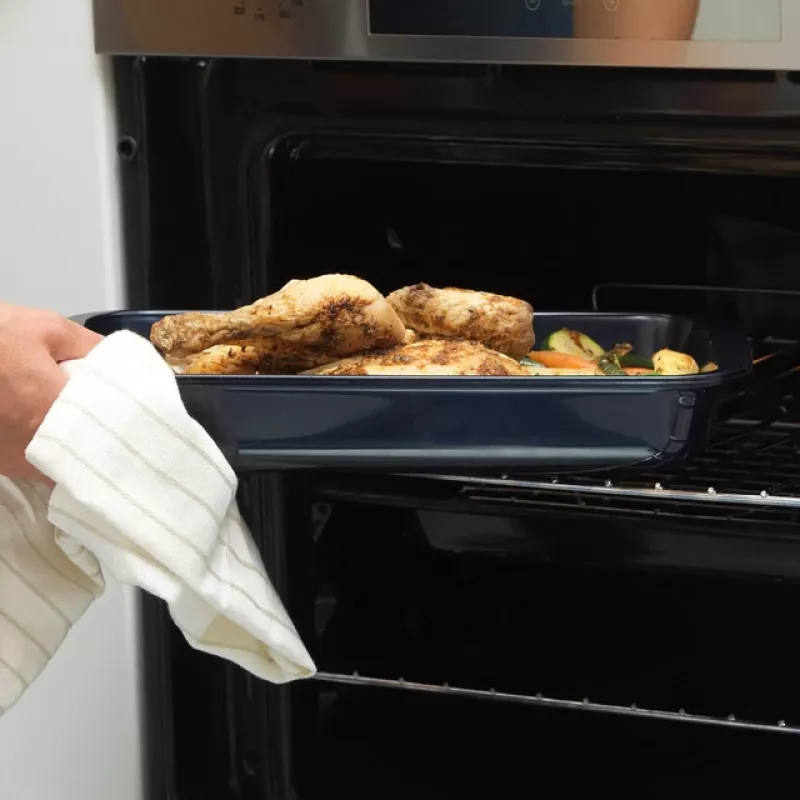 Stiklinė kepimo forma Russell Hobbs RH01144EU7 34 cm, tamsiai mėlyna