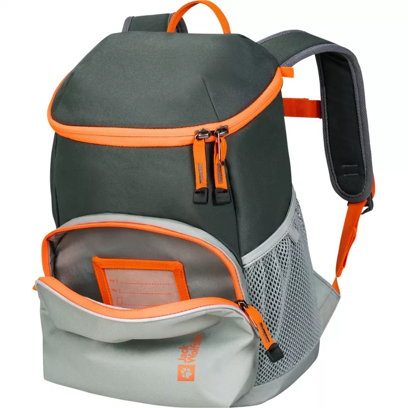 Kuprinė Jack Wolfskin Erlebnis Pack – Žalia/Oranžinė, 11 L