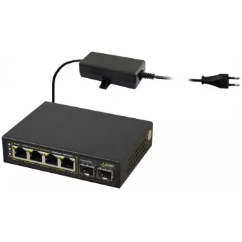 PULSAR POE Switch SFG64 4 prievadų su 2 SFP jungtimis
