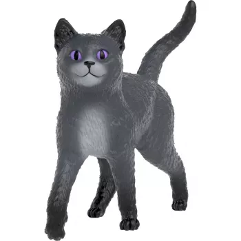 Schleich 14912 Karajan katinas iš Magiškų gyvūnų mokyklos serijos, rankomis dažyta figūrėlė