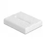 Breadboard DELOCK 18316 – bekontaktė prototipų lenta, plastikinė, 36×46×10 mm, balta