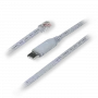Adapterinis kabelis TELTONIKA PR2UR18M – RJ-45 į USB 2.0 Type-A, 1,8 m, pilkas