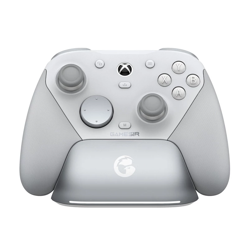Žaidimų pultas GameSir G7 PRO Mech White – belaidis / laidinis, ergonomiškas dizainas