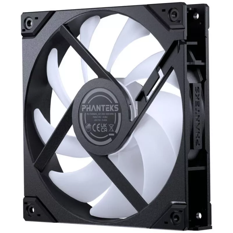 Korpuso ventiliatoriai PHANTEKS M25G2-140 D-RGB Reverse Blade 140 mm 3 vnt. Juodi