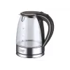 Adler AD 1225 elektrinis virdulys 1,7 L Juodas, Nerūdijantis plienas, Peršviečiamas 2200 W