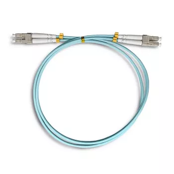 Qoltec šviesolaidinis jungiamasis laidas - LC/UPC Multimode (M) į LC/UPC Multimode (M) - 1 m - OM3 - 50/125 µm - Duplex - halogeninis