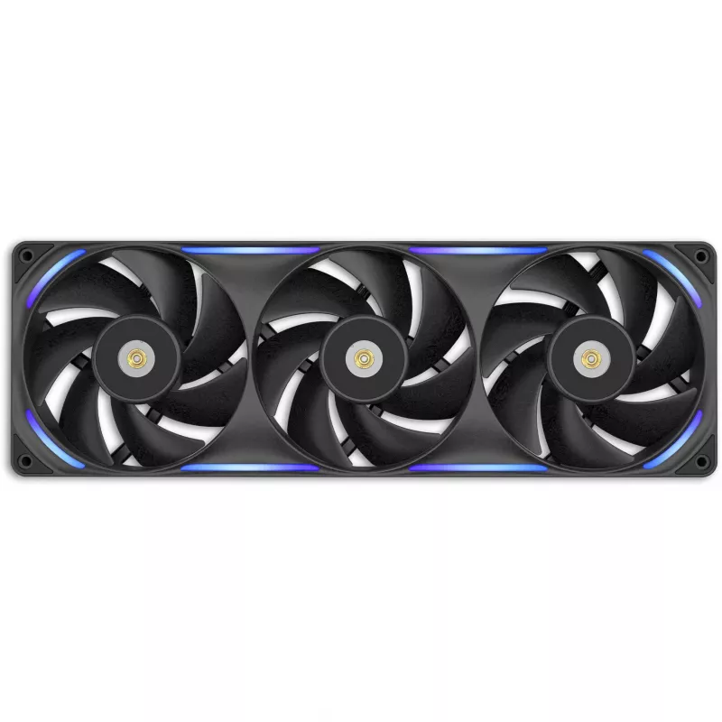 NZXT Performance F360X RGB korpuso ventiliatorius, 360 mm, vienas rėmas, juodos spalvos