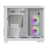 Korpusas Darflash FT418 su 6 aRGB ventiliatoriais (baltas)