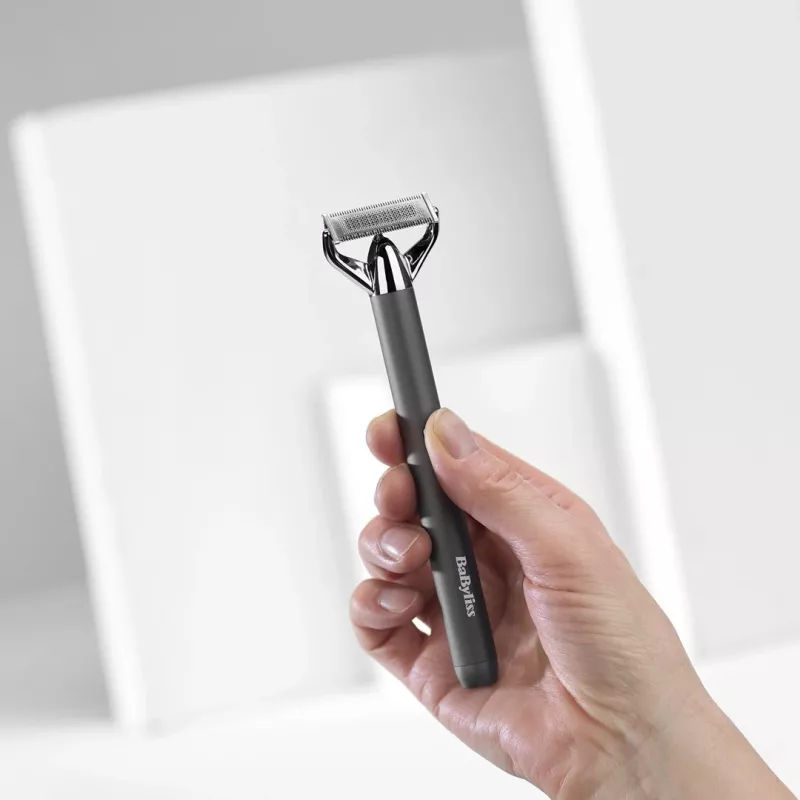 Barzdos kirpimo mašinėlė BABYLISS OT996E su metaliniais peiliukais ir reguliuojamu ilgiu