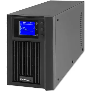 Nepertraukiamo maitinimo šaltinis QOLTEC 53981 On line 2kVA, 2000 VA