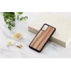 Dėklas Samsung Galaxy S20+ man and wood cappuccino black – apsauginis dėklas su natūralia mediena