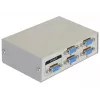 DeLock Switch VGA 4 prievadų rankinis dvipusis – vaizdo jungiklis – 4 x VGA – stalinis (87635)