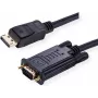 Value 11.99.5800 DisplayPort kabelis 1 m VGA (D-Sub) juodas (11.99.5800)