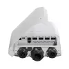 Mikrotik CRS504-4XQ-OUT valdomas tinklo jungiklis L3 Fast Ethernet (10/100) PoE 1U baltas
