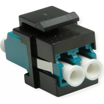 ROLINE Fibre Optic Keystone LC/LC Duplex Vienmodis OS2 - Kištukinis lizdas šviesolaidžiui