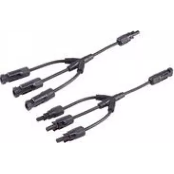 shiverpeaks ®-PV4 T-Adapter kabelių rinkinys, 3/1, 4mm², juoda/juoda, 30cm (BS02-21033)