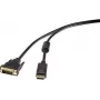 Renkforce RF-3301142 vaizdo kabelis-adapteris 1 m DisplayPort DVI-D juodas (RF-3301142)