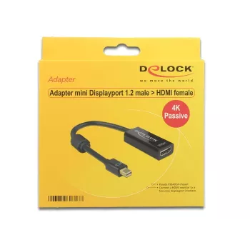 Adapteris DeLOCK 62613 Mini DisplayPort į HDMI