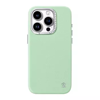 Apsauginis dėklas Joyroom PN-15F1 iPhone 15 Pro – plonas žalias, suderinamas su belaidžiu įkrovimu