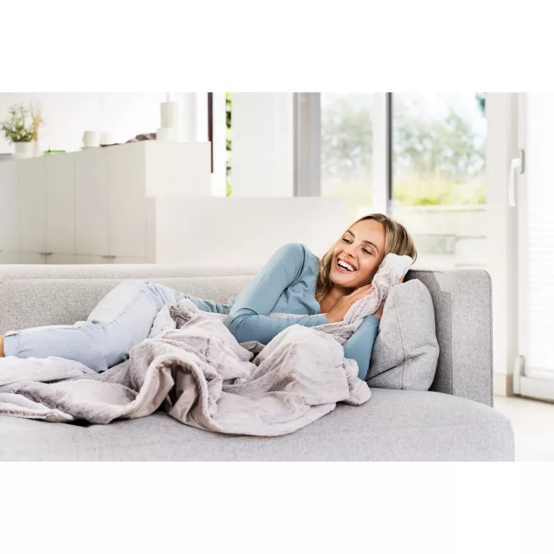 Beurer HD 75 Cosy Nordic šildoma antklodė, 130 x 180 cm, pilka