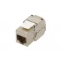 Extralink Keystone CAT6A STP RJ45 kampuotas metalinis kištukinis lizdas, vieno prievado