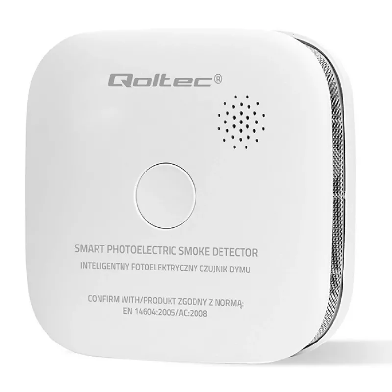 Belaidis dūmų detektorius QOLTEC 52653 su 85 dB baterijos aliarmu