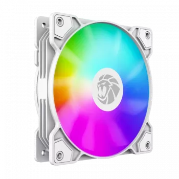 Gamemax FN12A-S5 Baltas korpuso ventiliatorius 120 mm