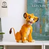 LEGO Disney Jaunasis Simba Liūtas Karalius Kolekcinis Gyvūno Figūrėlės Konstruktorius Suaugusiems, Namų ar Biuro Dekoro Nostalgiška Dovana