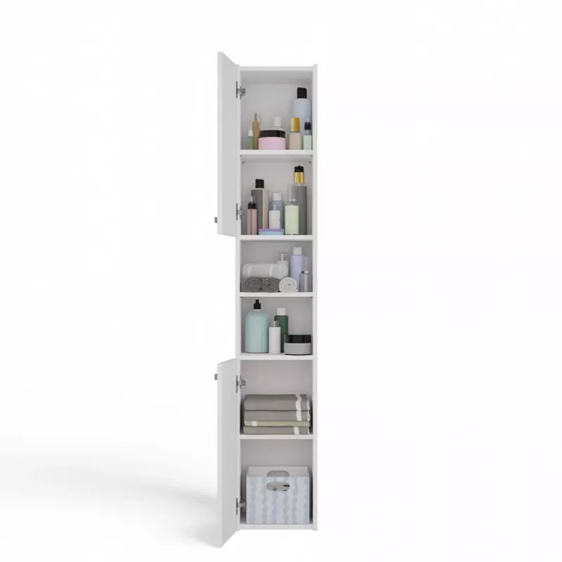 Topeshop S30 balta vonios spintelė Balta