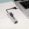 USB 3.0 šakotuvas su USB-A ir USB-C jungtimis, SD/microSD lizdu, 2in1