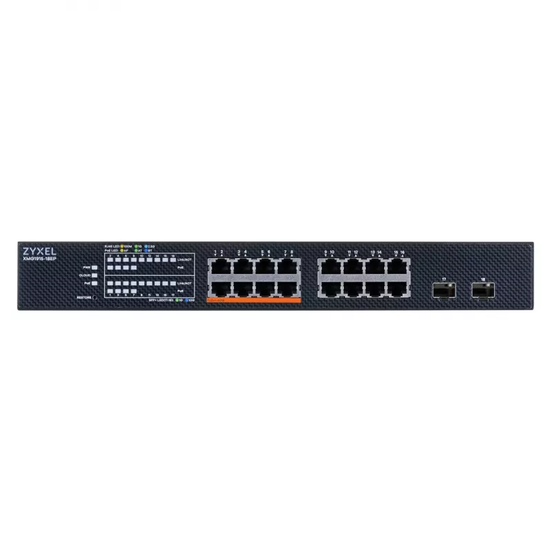 Zyxel XMG1915-18EP valdomas L2 2.5G Ethernet (100/1000/2500) Power over Ethernet (PoE) jungiklis