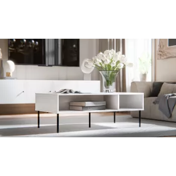 PALAZZO BIS table/latrine 110x60x40 baltas matinis
