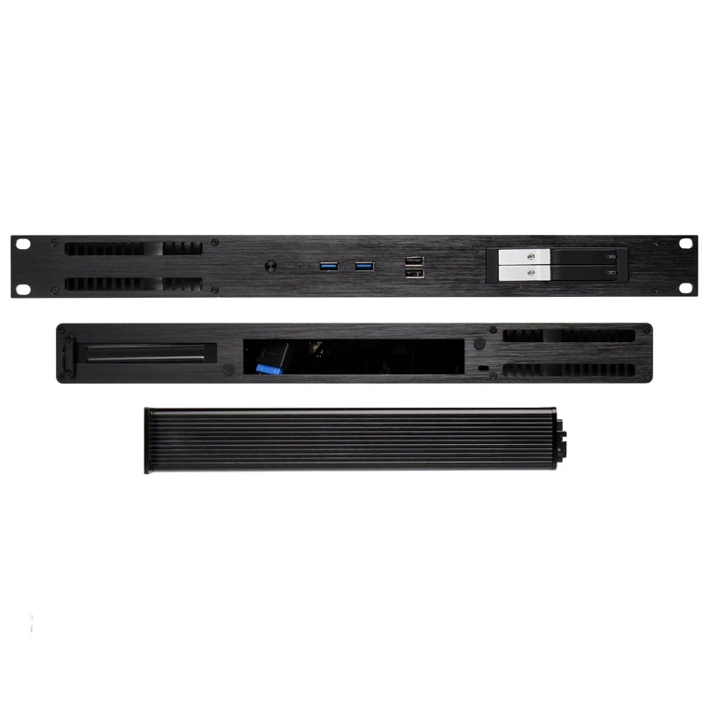 Serverio korpusas Akasa Galileo TU1 Rack Black