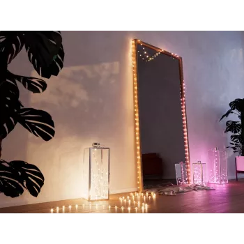 Šviesų girlianda Twinkly Strings USB-C Pearls Wi-Fi/Bluetooth daugiaspalvė